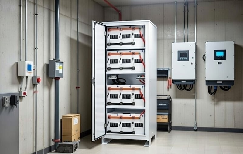LiFePO4 battery storage system