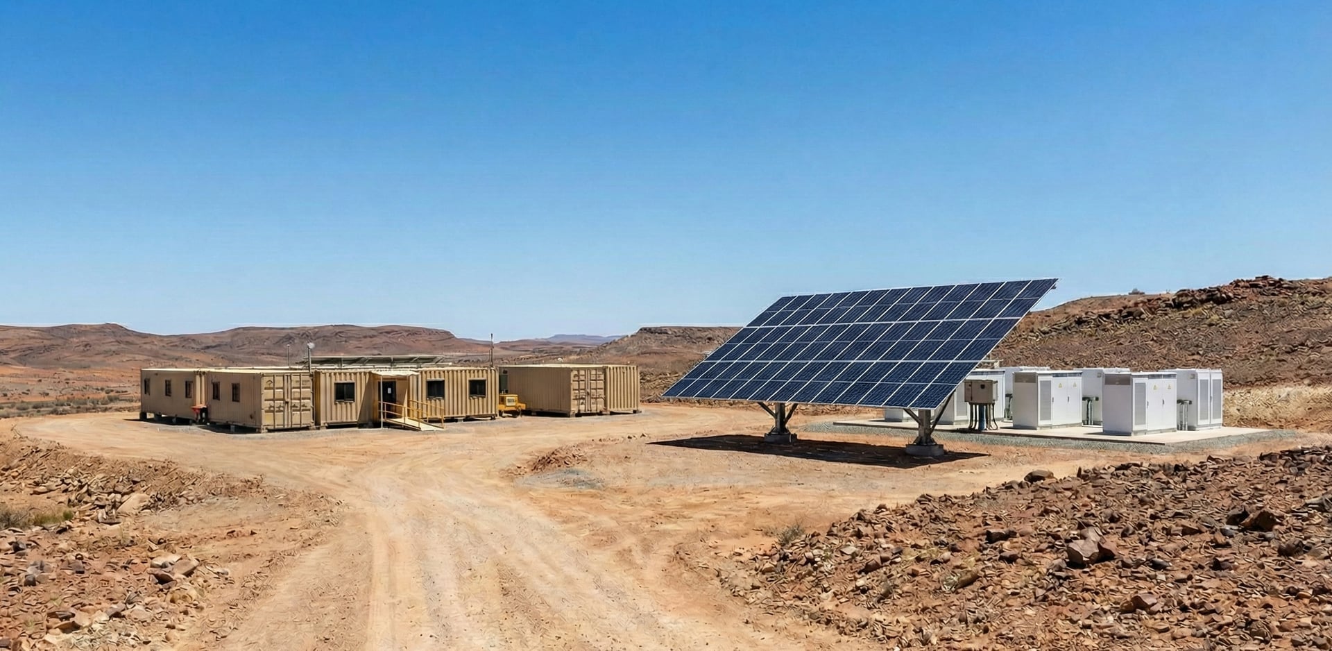 Off-grid power systems for mine